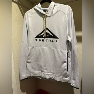 Nike Running Trail Magic Hour Logo-Print Cotton-Blend Dri-FIT Hoodie
